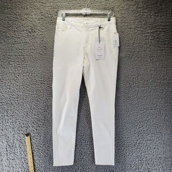 Skinnygirl Jeans Womens 28/6 White Fit Solution Skinny Stretch Denim *NWT* - Picture 1 of 15